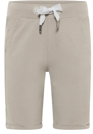 Elbsand Damen Sweat-Shorts Bermuda ESBrinjana Kurze Sweathose 70223 00 Soft Mud (890) S