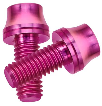 BESPORTBLE 2 Sets Bottle Cage Screw Bike Bottle Cage Bike Bottle Holder Bolt Washers Bottle Mount Bolt Vacuum Flask Bolt Kit Bottle Cage Bolts Decor Water Purple Titanium Alloy