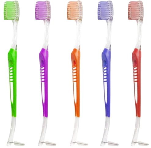 NHQZ 5 Stück Kieferorthopädische Zahnbürste, Interdental Zahnbürste für Zahnspangen und Zahndetailreinigung