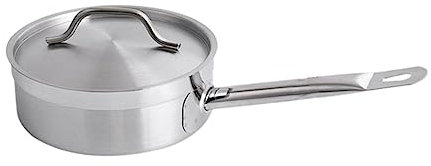 Mikinona Olla de jugo de cuerpo corto Horno todo tapa sartenes inducción revestido ollas cacerola frigideiras gas stove hornillo gas cocinas de gas Olla de gas pans olla de sopa Silver