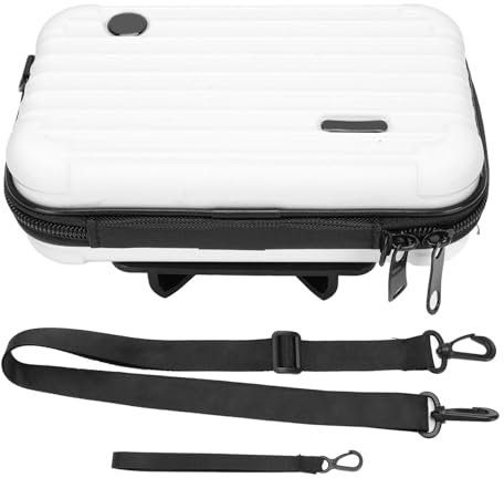 Vordertaschenadapter, Hardshell -Lagerhalter PVC -Fahrrad -Bike -Front -Taschen -Rack mit Zwei Reißverschlüssen für Faltbare Fahrradhalle mit Zwei Reißverschlüssen (White)