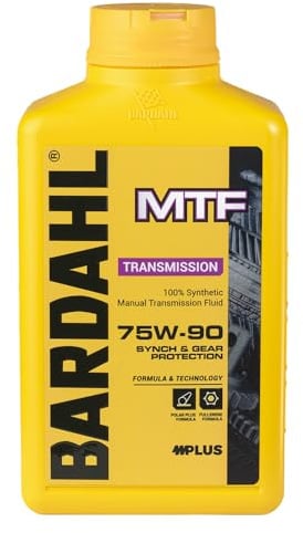 Bardahl - MTF 75W-90 - Olio per Trasmissione e Differenziale Auto, Protezione degli Ingranaggi, Antiusura, Lubrificante Versatile ad ogni Temperatura, 1 L