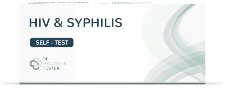 HIV & Syphilis Selbsttest | Diskreter Geschlechtskrankheiten Test für Zuhause - HIV Test & Syphilis Schnelltest mit Ergebnis in Minuten - The Tester