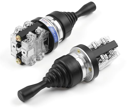 BONKZEBU Remplacement du Commutateur de Joystick momentané à Ressort de Rappel 4NO 4 Positions pour HKAI-41Z04, Commutateur de Joystick 4 Positions, Voies,