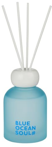 BUTLERS Raumduft mit Duftstäbchen 150ml -MELLOW MOOD Blue Ocean Soul- Diffuser für Badezimmer, Ätherische Öle & lufterfrischer für Wohnzimmer, Büro | Raumparfum für Aromatherapie & Dekoration