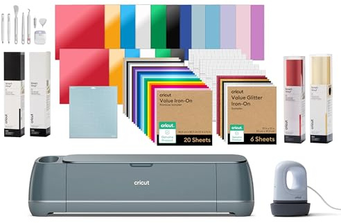 Cricut Maker™ 4 Ultimate-Bundle 2026, Smart-Schneidemaschine, professioneller DIY-Vinylschneider und Stanzmaschine für Stoff, Leder, Vinyl und viele weitere Materialien