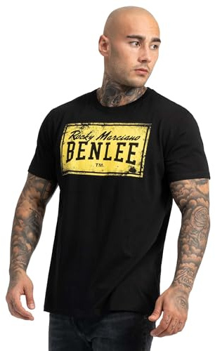 Benlee Men's Box Label Regular Fit Logo T-Shirt