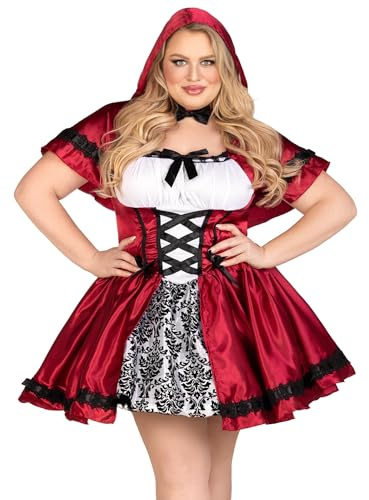 Leg Avenue Damen Gothic Rotkäppchen Kostüm