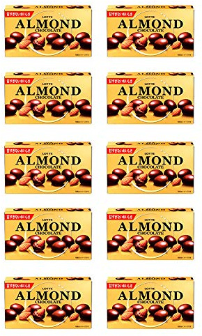 Lotte amande chocolat 86gX10 bo?tes