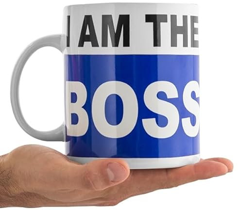 Tasse XXL Je suis le chef mug géant I AM THE BOSS