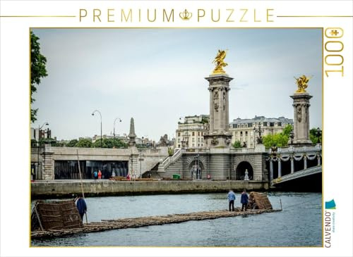 CALVENDO Puzzle Pont Alexandre III | 1000 Teile Lege-Größe 64 x 48 cm Foto-Puzzle für glückliche Stunden
