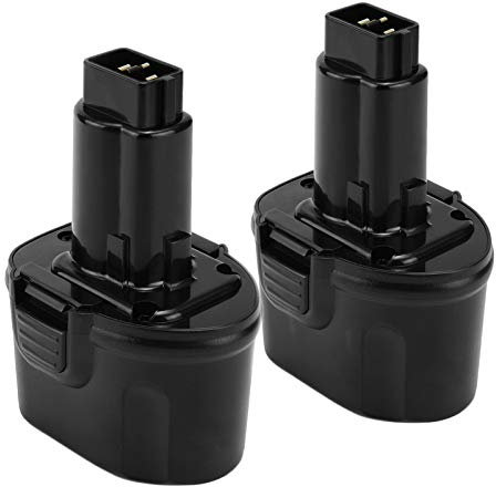 CREABEST 2Packs 3500mAh 7.2V Compatible with Dewalt Battery DW9057 DE9057 DE9085 DW920K DW920K2 DW925K DW925K2 DW968K, Ni-MH Cordless Power Tool Battery