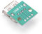 USB Type A Female Socket Breakout Board 2.54mm Pitch Adapter Connector DIP 10Pcs for DIY USB Power Unit and Breadboard Design