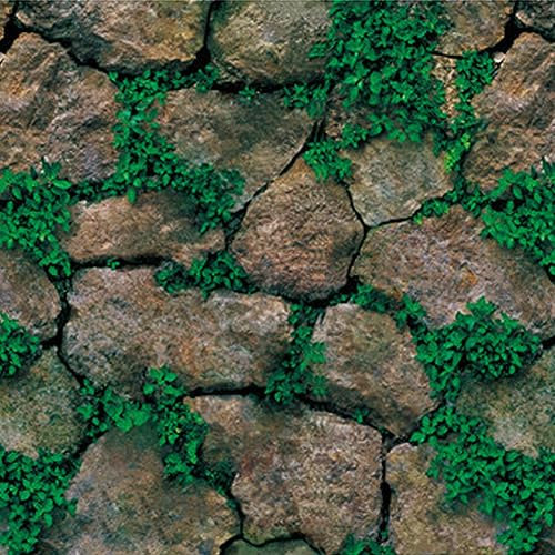 Papier Peint Adhésif Murale en Vinyle, PVC Rétro Imperméable 3D Papier Peint Pierre, Amovible Repositionnable Rouleau Papier Peint pour Mur de Salon Cuisine Chambre Toilette Meubles (200cm, A4)