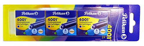 Tintenpatronen TP/6, Royalblau, 3 x 6 auf Blisterkarte