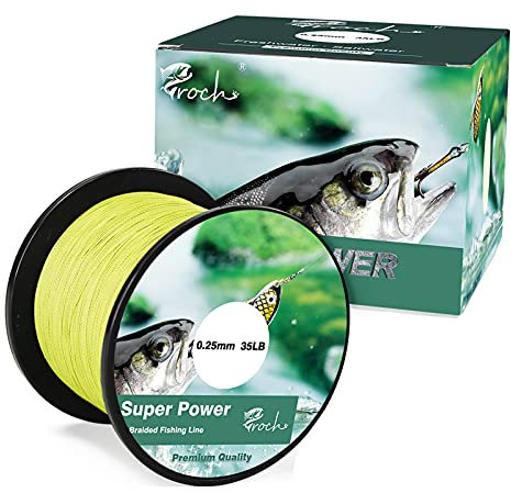 Croch Geflochtene Angelschnur 300M/500M/1000M Stark PE Schnur Farbecht 0.1-0.3mm 14-45LB