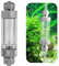 CO2 Blasenzähler CO2 Druckminderer Regulator, CO2 Aquarium Diffusor Regler, Behälter Wartungswerkzeug für zum Ermitteln der Menge an CO2 Zugabe, Aluminiumlegierung Beide Kopf