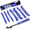 Wetado Trim Removal Tool, Car Upholstery Repair Kit, Car Door Audio Panel Trim Removal Set, Fastener Terminal Remover Tool Set Clips Pry Kit Auto Clip Pliers (8PCS Blue)