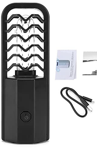 Tnfeeon Aquarium UV-Lampe, USB-betriebenes Wasserdichtes Unterwasser-LED-sauberes Licht für Teich-Schwimmbad-Badezimmer-Büro-Hotel(Schwarz)