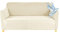 Poligino Sofabezug 2 Sitzer Wasserdicht, Sofahusse Elastisch Universal, Sofa Cover Stretch 2 Sitzer (130-170 cm) Creme weiß