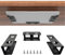 IFCASE Laptop-Halterung für unter dem Schreibtisch, Metall, für Laptop, Mac mini, MacBook, Tastatur mit kratzfestem Silikon (schwarz)
