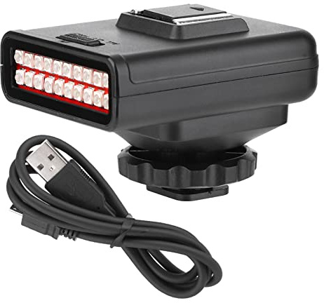 Pilipane Portée De Prise De Vue De 20 M,Ordros LN 3 Lampe De Visée Nocturne Infrarouge Portable, Chargement USB, Accessoire De Prise De Vue Nocturne Et Lumière Nocturne pour la Photographie