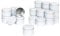 JULWHISPER Lot de 24 boîtes à bougies blanches de 113,4 g, pour la fabrication de bougies, en gros, blanc
