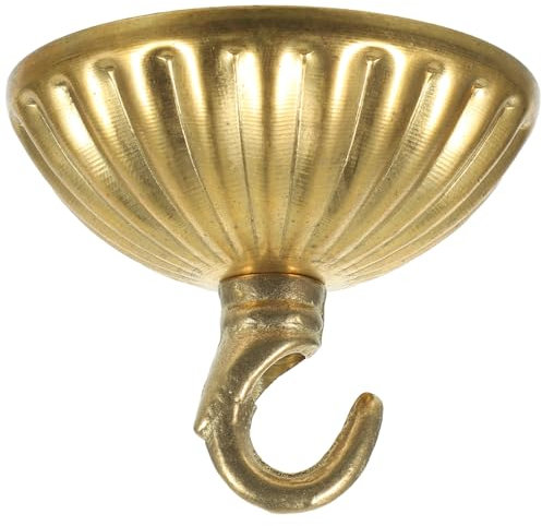 PRETYZOOM Gold-Deckenbaldachin-Set Vintage-Deckenleuchte Platte Deckenhaken Deckenmedaillons Leuchte Montagehalterung Für Kronleuchter Deckenpendelleuchte Goldfarben 1