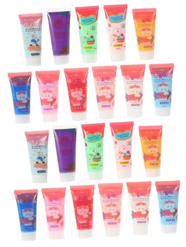 CIMAXIC 22pcs Simulation Cream Glue Set for DIY Phone Case Crafting Random Colors for Creative Pattern Making and Decoration
