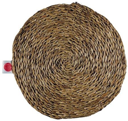 EL PAELLER - Salvamanteles de Mimbre Artesanal | Protección Térmica Natural | 30 cm Diámetro | Ideal para Paellas de 2 a 4 Raciones (Pack de 4)