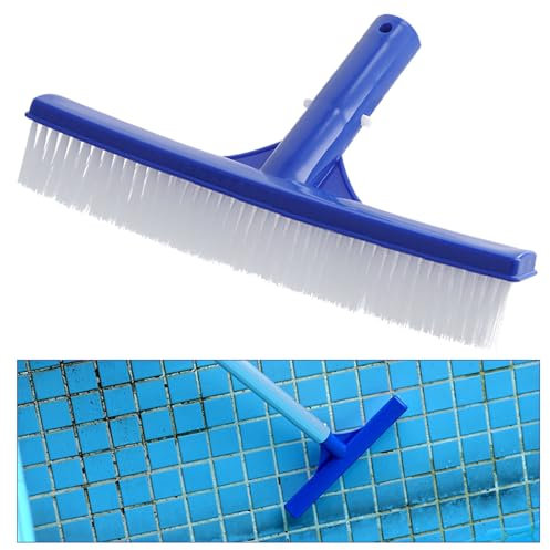 Cepillo de Limpieza de Piscinas para Limpieza de Piscinas - Cepillo de Piscina de Plástico Resistente - para Pared y Fondo de la Piscina - Cabeza de Escoba de Piscina Ancha de 26CM
