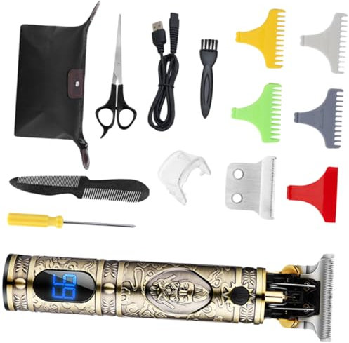 CRILSTYLEO Tondeuse À Cheveux Rechargeable Usb Pour Hommes Professionnelle Tondeuse À Barbe Sans Fil Machine À Couper Les Cheveux