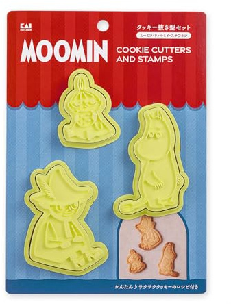 Kai DN0600 Ausstechform Mumin Little My Snufkin 3er Set Ausstechform Candy Making Moomin