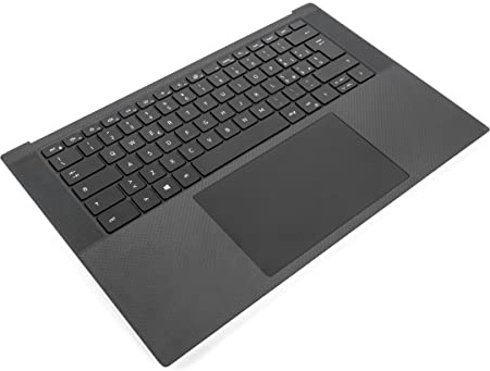 Dell XPS 9500/9510/9520/9530 Palmrest, Touchpad & ITALIAN Backlit Keyboard - 0YJMW4 + 0G1XDP (GDJNG) (Renewed)
