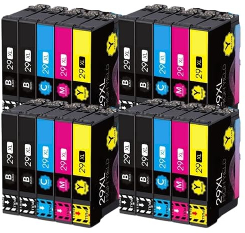 Pack de 20 Cartouches 29XL pour Imprimante Compatibles EPSON 29 XL