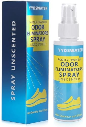 YYDSWATER Shoe Deodorizer Spray – Instant Odor Eliminator for Shoes & Socks,athletes foot spray,Long-Lasting Freshness, Quick-Drying, Non-Staining, Safe for All Footwear