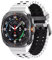 Correa Ajustable para Samsung Galaxy Watch Ultra, Correas Compatible con Smartwatch Ultra 47mm, Ideal para Deportes y Actividades Acuáticas, Resistente al Agua y Polvo. (XBlanco Negro)