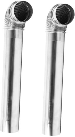 ibasenice 1 Ensemble De Tuyaux D'Échappement De Cheminée Tube De Four Tuyau De Poêle Tuyau De Cheminée De Chaudière Accessoire De Poêle Extérieur Tuyau De Cheminée De Poêle De