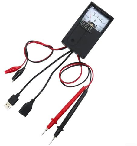Entgoinggo Multi-Device Tester With Ammeter For Mobile Phone Camera Battery Repair Recycling Equipment USB Power Supply Voltage Current Detector(A)