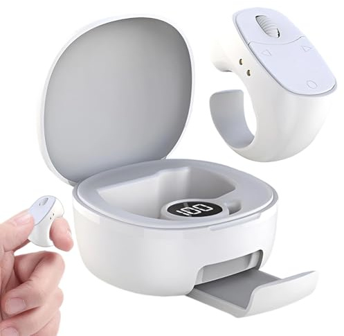 Fernbedienungs-Seitenturner | 3,9 x 3,3 x 2,3 cm, kabelloser Ring für Telefone, Zoom-Fernsteuerung – bequemer Zoom für Tablets Kamera Reading Video Foto Selfie Recording Travel Work Office Musicians