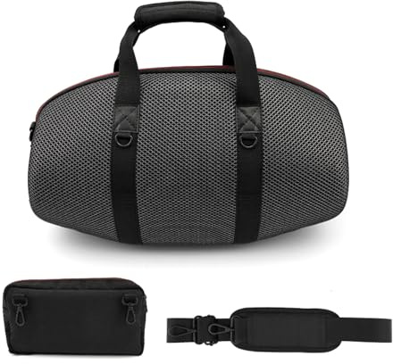 Reise-Tragetasche für JBL Boombox 4 Lautsprecher, tragbare harte EVA-Hülle, Lautsprecher-Schutzhülle mit Schultergurt und Seitentasche, Aufbewahrungstasche für Boombox 4 Zubehör