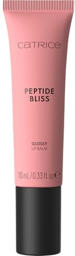 Catrice Peptide Bliss Glossy Lip Balm, Lipgloss, Nr. 010, Pink, feuchtigkeitsspendend, pflegend, glänzend, vegan, ohne Konservierungsstoffe, ohne Parabene, ohne Mikroplastikpartikel, 3er Pack (3x10ml)