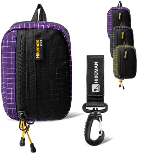 HIKEMAN Multiple EDC Pouch Organizer - Mini Tool Pouch Coin Purse,EDC Pocket Organiser,Small Nylon Pouch for Camping Bush Craft/Digital Storage/Traveling/Hiking