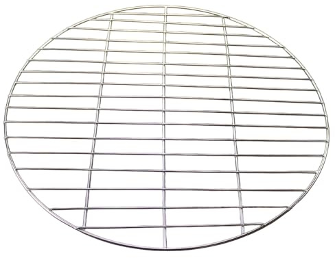 Générique Grille Ronde en Acier Inoxydable pour Barbecue, Grille de Cuisson Ronde, Grille de Cuisson en Maille, Grille de Cuisson de Rechange pour Barbecue (50 cm)