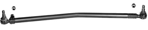 febi bilstein 19896 Lenkstange mit Sicherungsmuttern, vom Lenkgetriebe zur 1. Vorderachse , 1 Stück