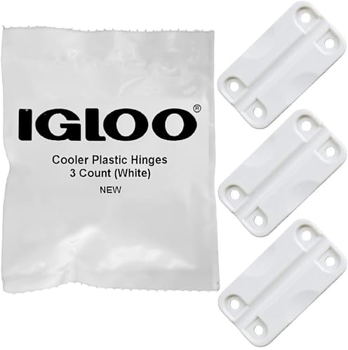 Igloo Cooler Plastic Hinges for Ice Chests (Set of 3) Replacement Part 24012 by Igloo