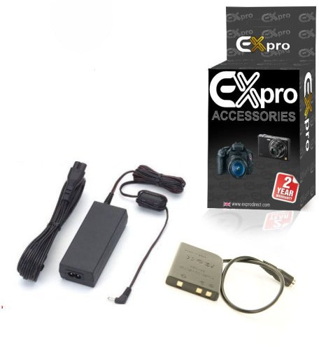 Ex-Pro Replacement EH-62A EH-62 4.3v, 1.5Amp Connector Coupler Kit with EP-62A - AC Mains Power Supply Adapter for Nikon Coolpix [See Description for models]