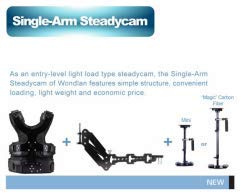 Gowe camera Steadycam Steadicam Single ARM + Vest System può funzionare con fibra di carbonio stabilizzatore