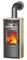 HARK Kaminofen/Dauerbrandofen, Opera-B, 5 KW, Titan/creme
