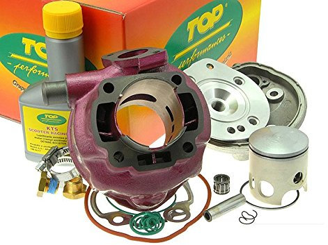 TOP PERFORMANCES DuePlus - Kit cilindro modulare 70 ccm per Mbk Nitro Naked 50, Yamaha Aerox 50 (Cat), Jog RR 50 LC